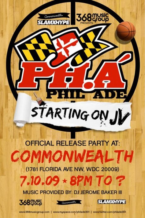 phil ade's official release party flyer